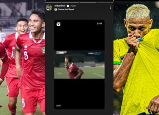 Viral, Video Gol dan Selebrasi Marselino Ferdinan di Repost Pemain Timnas Brasil Richarlison