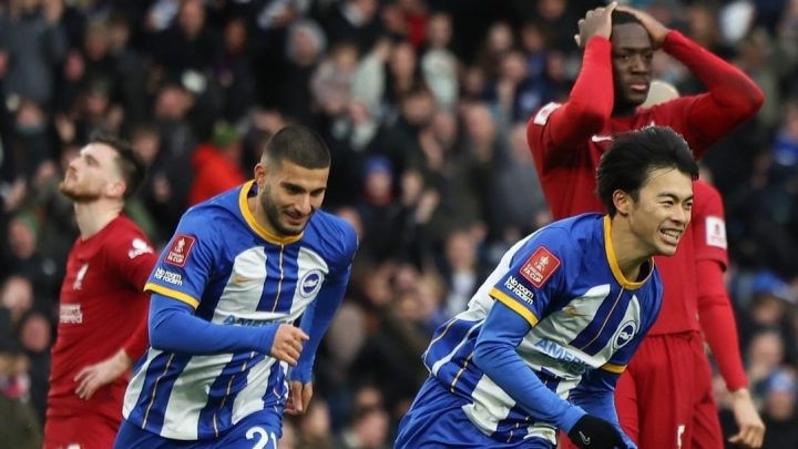 Piala FA: Brighton & Hove Albion Singkirkan Liverpool Usai Menang 2-1! piala fa