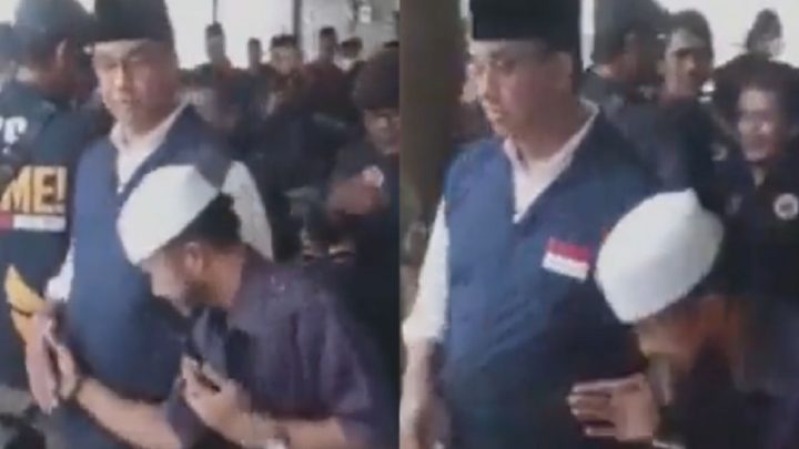 Beredar Video Viral Anies Baswedan Ogah Tangannya Dicium Oleh Pendukungnya video viral anies baswedan