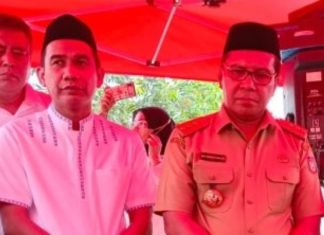 Bareng Wali Kota Makassar, Ketua DPRD Rudianto Lallo Hadiri Peletakan Batu Pertama Gedung PCNU