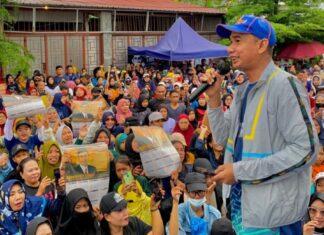 Dihadiri Ketua DPRD Makassar, Ribuan Warga Tamalate Ramaikan Jalan Sehat Anak Rakyat