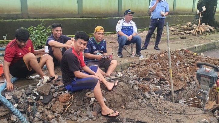 pipa pdam makassar bocor