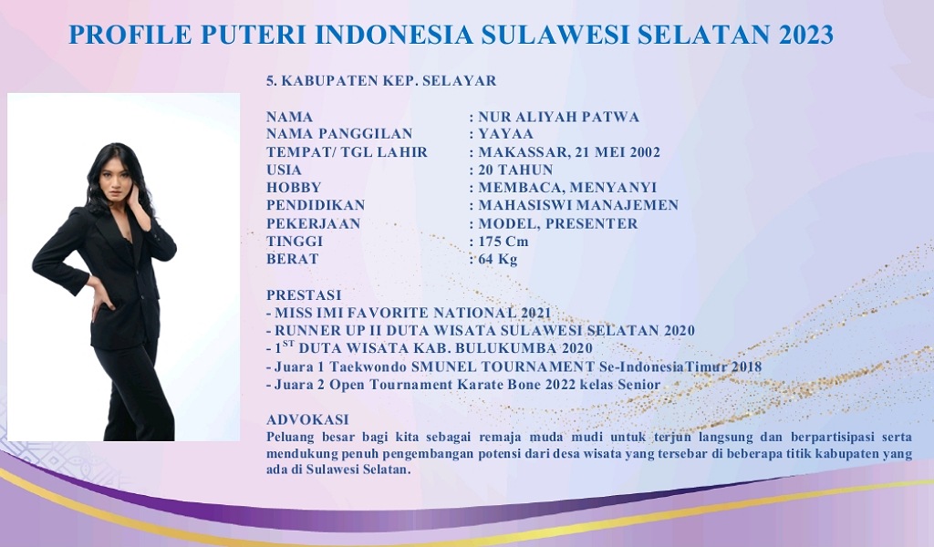 Kenalan dengan 12 Finalis Puteri Indonesia Sulawesi Selatan 2023, Berikut Nama dan Asalnya