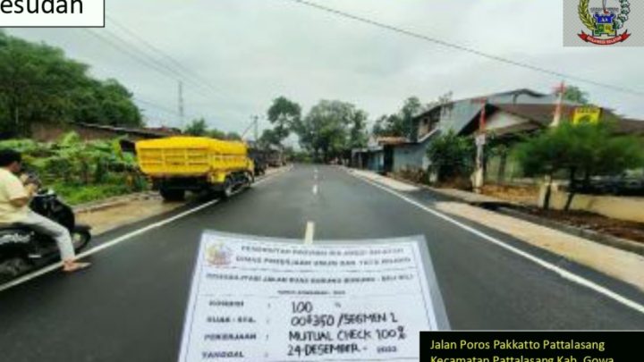Pemprov Sulsel Lanjutkan Penanganan Jalan Rusak Ruas Burung-Burung - Bili-Bili di Gowa Pemprov Sulsel