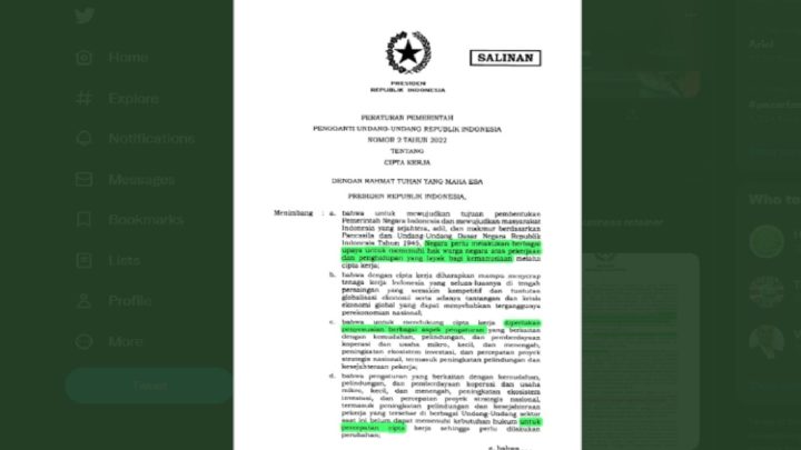 perppu cipta kerja perang rusia ukraina