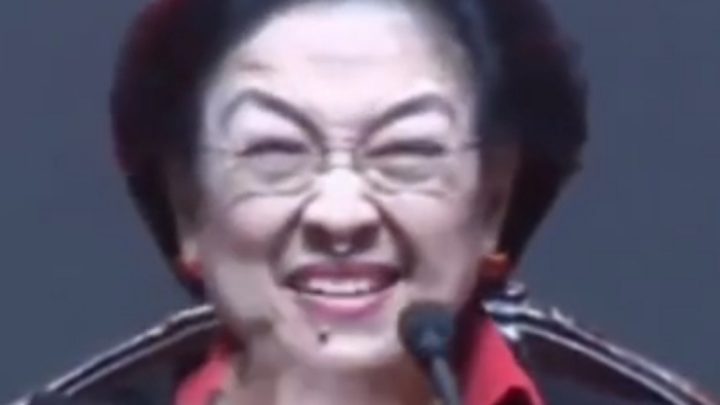 Tangkapan layar video viral pidato Megawati sindir Presiden Jokowi di HUT PDIP/Instagram @tante.rempong.official pidato megawati