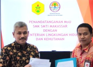 P3E SUMA KLHK dan SMK SMTI Makassar Laksanakan Penandatanganan MoU