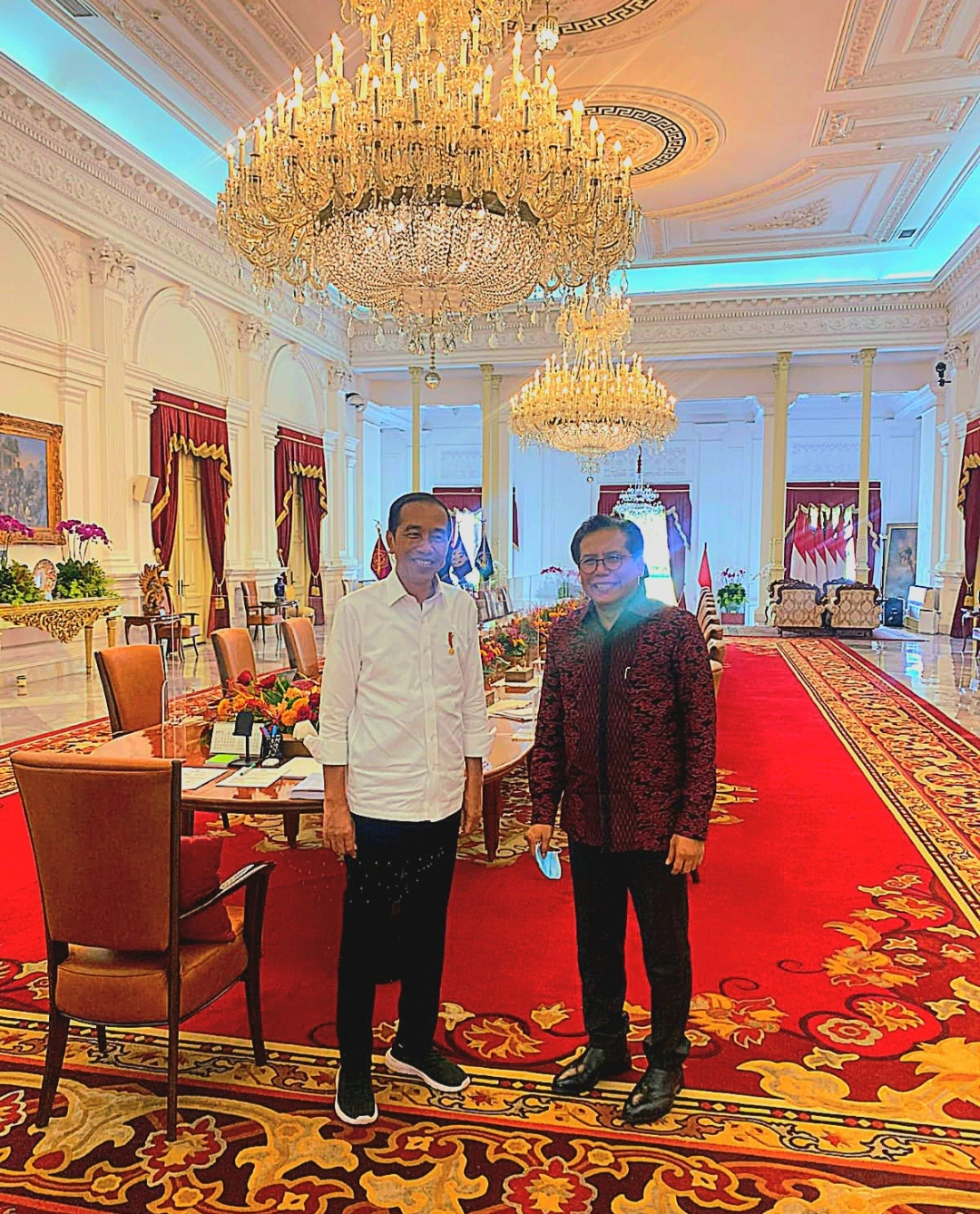 Dubes Fadjroel dan Presiden Jokowi Bahas Diplomasi serta Pilpres 2024