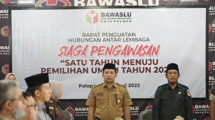 Bawaslu Didukung Pemkot Palopo Mulai Siaga Pengawasan Pemilu 2024 Pemkot Palopo