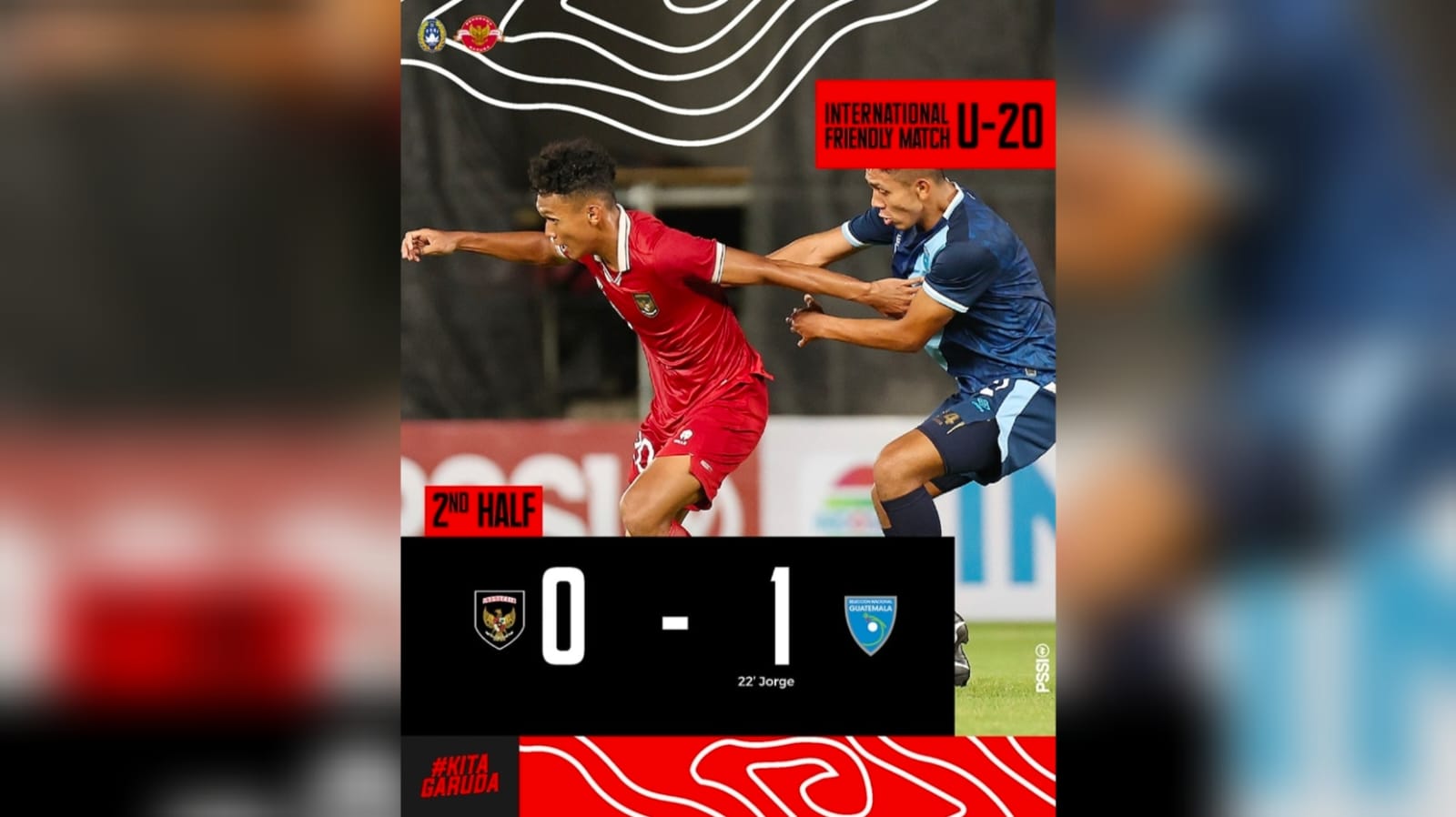 Hasil Turnamen Mini Internasional U-20, Indonesia Vs Guatemala: Garuda Nusantara Takluk 0-1
