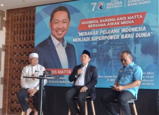 Diskusi dengan Insan Pers di Makassar, Anis Matta Ungkap Alasan Indonesia Harus Jadi Negara Super Power