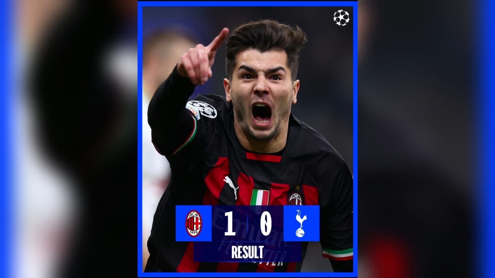 Hasil Liga Champions: AC Milan Taklukkan Tottenham Hotspur Lewat Gol Tunggal Brahim Diaz