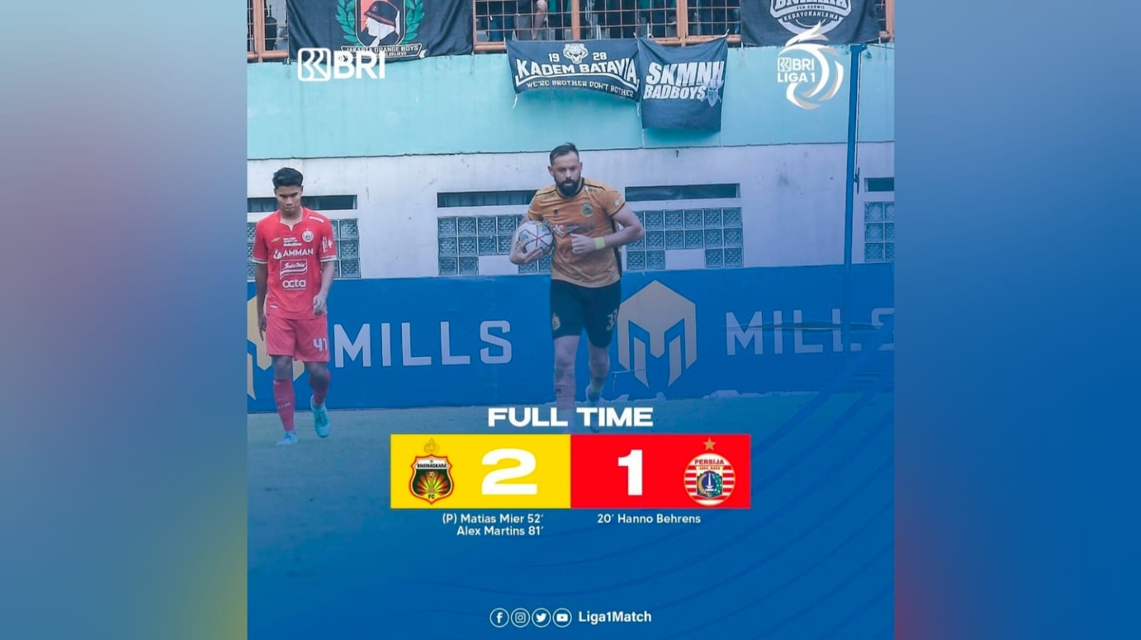 Hasil BRI Liga 1, Bhayangkara FC Vs Persija Jakarta: The Guardian Tekuk Macan Kemayoran 2-1