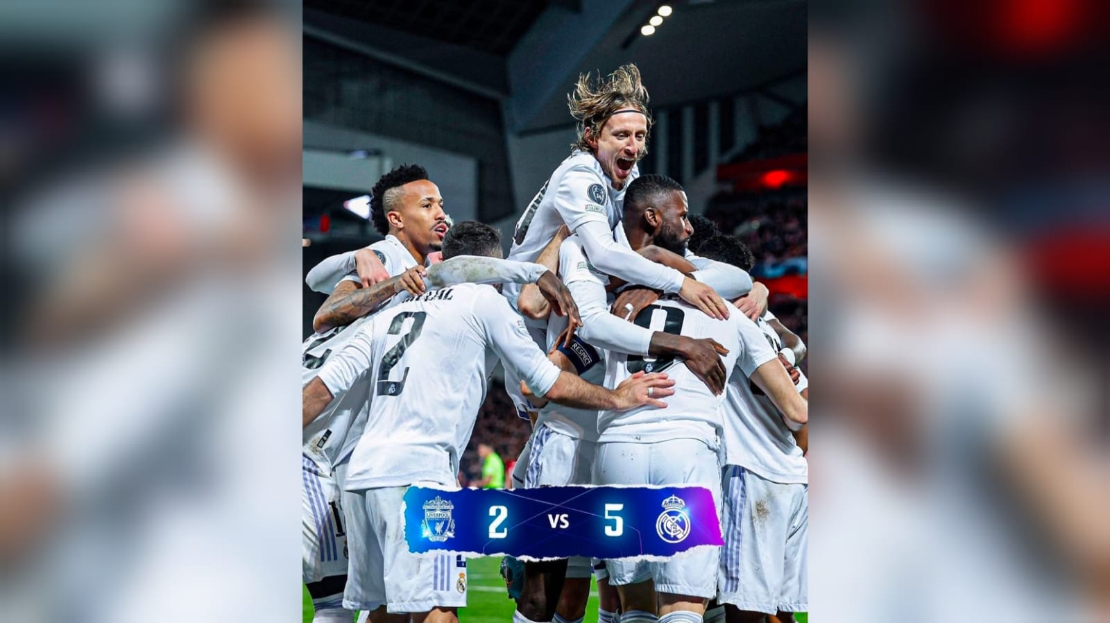 Hasil Liverpool Vs Real Madrid: Los Blancos Comeback dan Permalukan The Reds 5-2 di Anfield Stadium