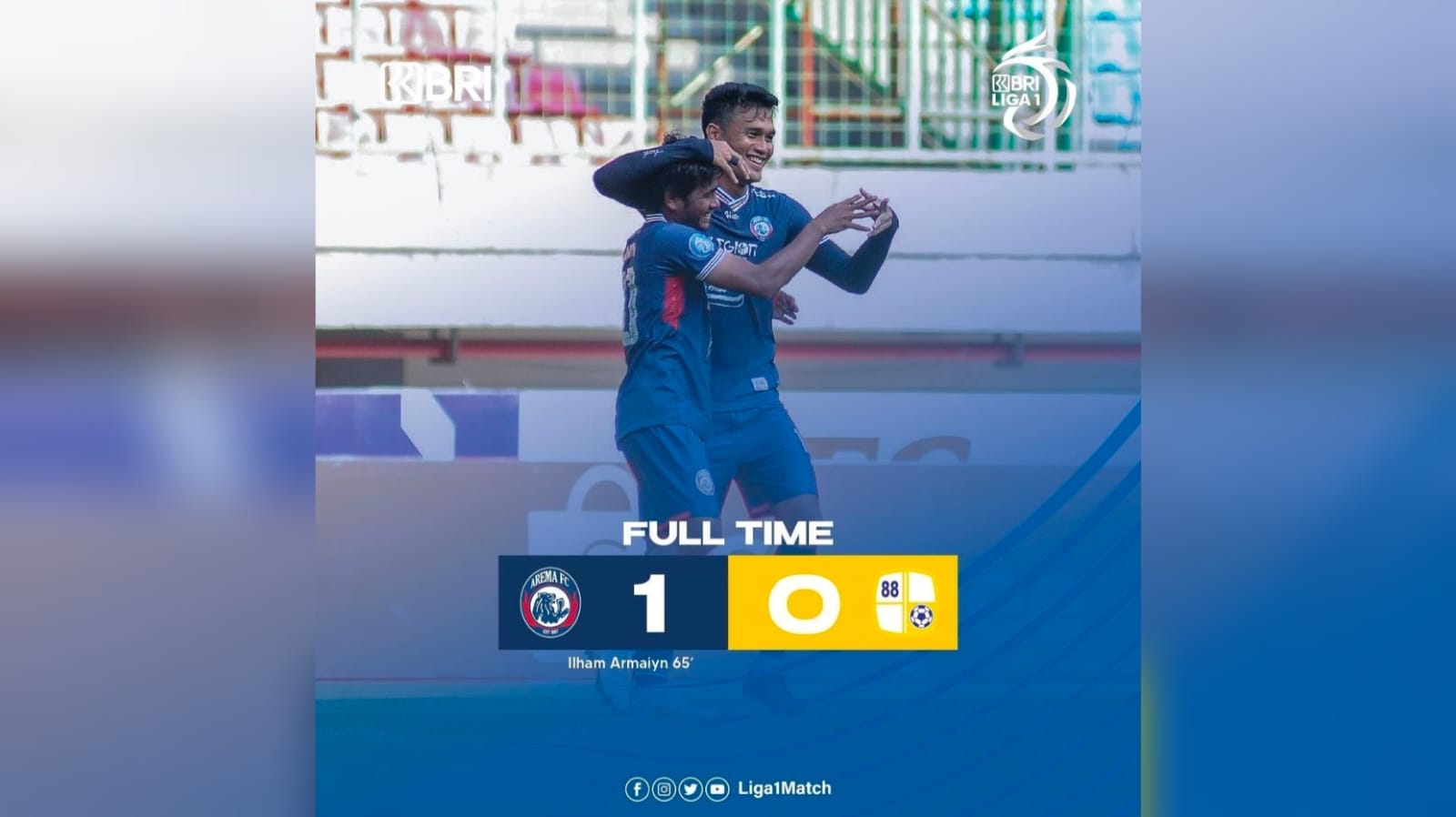 Hasil Arema FC vs Barito Putera: Singo Edan Menang Tipis 1-0