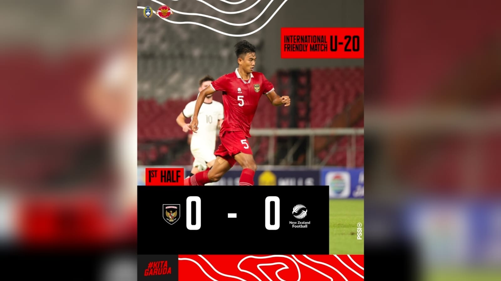 Hasil Turnamen Mini Internasional U-20, Indonesia vs Selandia Baru: Garuda Nusantara Kalah Tipis 1-2