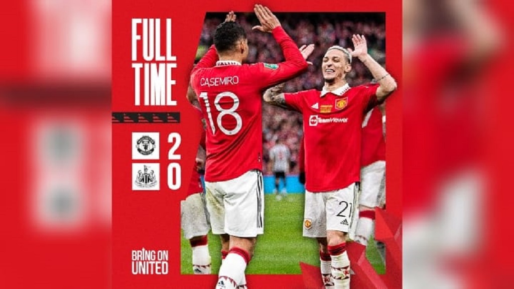 Manchester United Juara Carabao Cup dan Akhiri Puasa Gelar Usai Tekuk Newcastle United di Final
