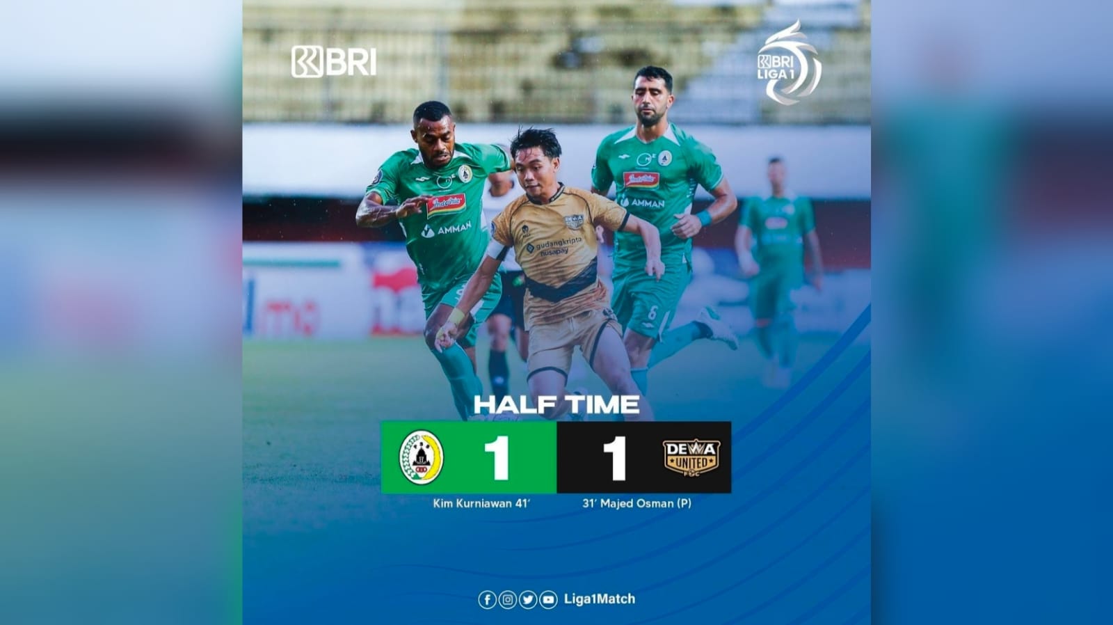 Hasil BRI Liga 1: Dewa United Menang di Kandang PSS Sleman 3-1