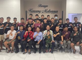 Jelang Final Liga 3 Zona Sulsel, Pemain Makassar City FC Temui Ketua DPRD Rudianto Lallo