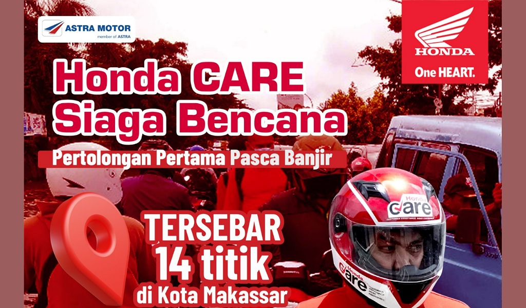 Honda Care Sediakan Servis Motor Gratis untuk Korban Banjir Makassar dan Sekitarnya, Ini Titiknya