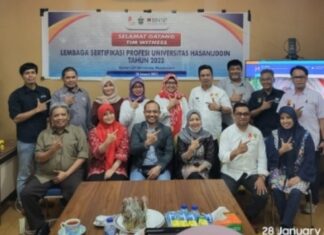 Disaksikan Langsung BNSP Pusat, LSP Unhas Laksanakan Uji Kompetensi Mahasiswa