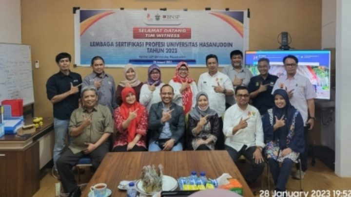 Disaksikan Langsung BNSP Pusat, LSP Unhas Laksanakan Uji Kompetensi Mahasiswa lsp unhas