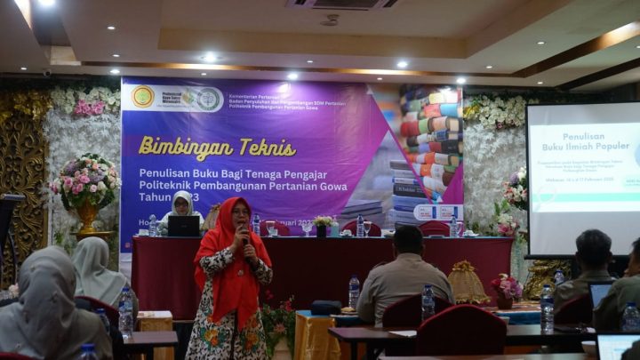 Perkuat Eksistensi, Polbangtan Kementan Dorong Dosen Terbitkan Buku Kementan