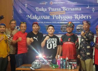 Buka Puasa Bersama Komunitas Makassar Polygon Riders, Dunia Sepeda Promosikan Gaya Hidup Sehat