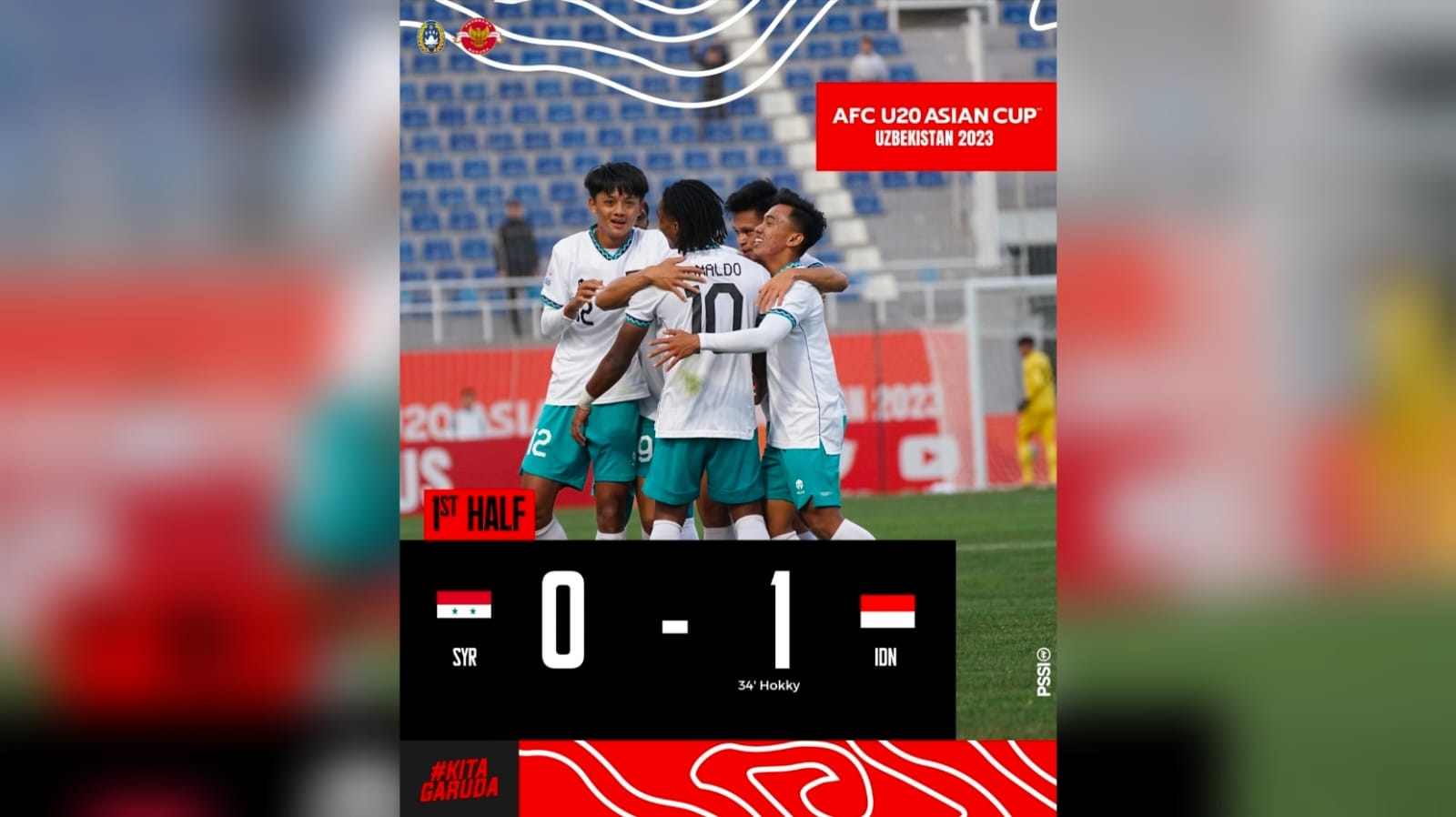 Hasil Piala Asia U-20 2023: Timnas Indonesia Tekuk Suriah dan Jaga Kans Lolos ke Babak Selanjutnya