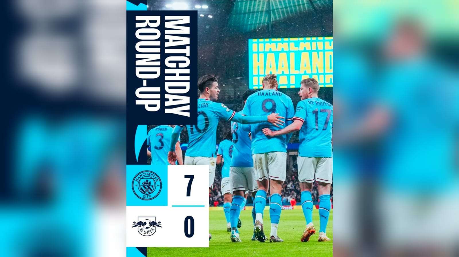 Hasil Liga Champions: Erling Haaland Cetak Lima Gol, Manchester City Bantai RB Leipzig 7-0