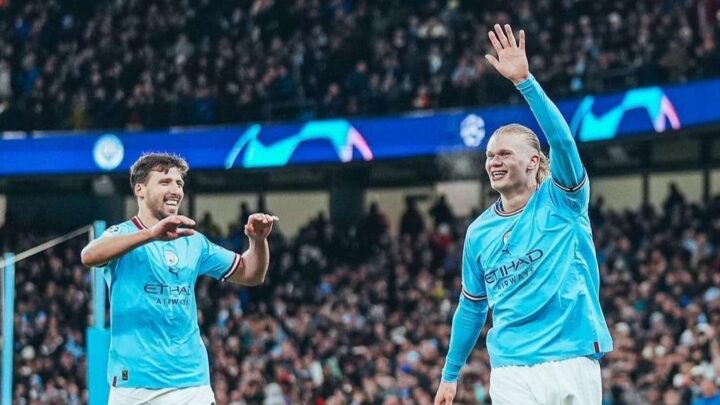 Hasil Liga Champions: Erling Haaland Cetak Lima Gol, Manchester City Bantai RB Leipzig 7-0 erling haaland