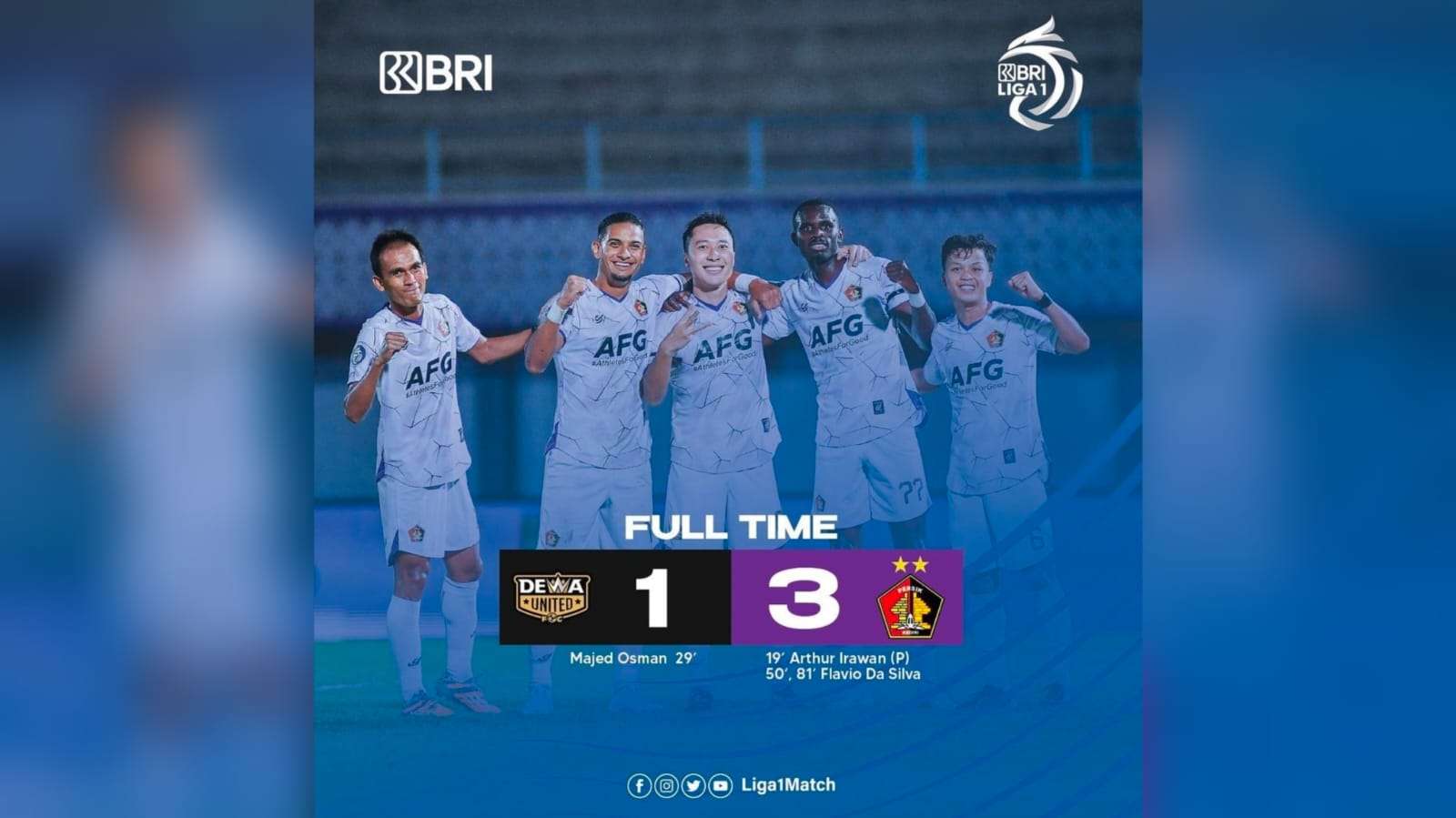 Hasil BRI Liga 1: Tren Kemenangan Beruntun Persik Kediri Masih Berlanjut Usai Tekuk Dewa United 3-1