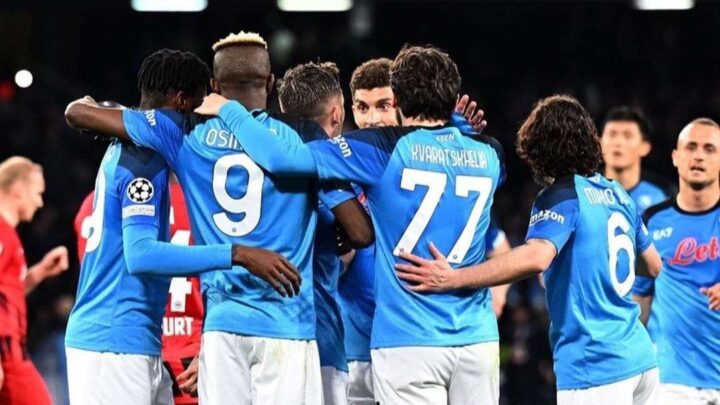 Napoli Melaju ke Perempat Final Liga Champions 2022-2023 Usai Sukses Tekuk Eintracht Franfurt 3-0 napoli