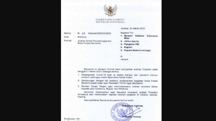 Jokowi Larang Pejabat Negara Bukber Selama Ramadhan, Muhammadiyah Buka Suara bukber dilarang