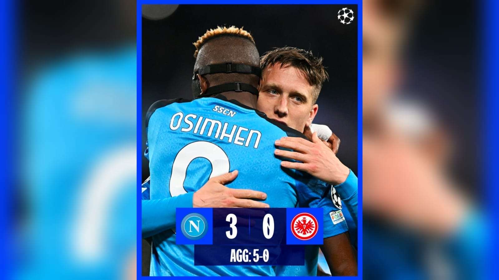 Napoli Melaju ke Perempat Final Liga Champions 2022-2023 Usai Sukses Tekuk Eintracht Franfurt 3-0