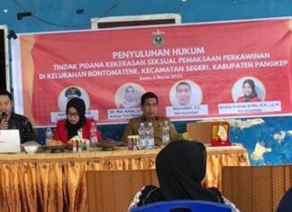 Tim Pengabdian Unhas Gelar Penyuluhan Hukum Tindak Pidana Kekerasan Seksual Pemaksaan Perkawinan