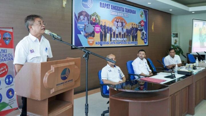 Dirut PDAM Makassar, Beni Iskandar di Rapat Anggota Tahunan (RAT)/Rls pdam makassar