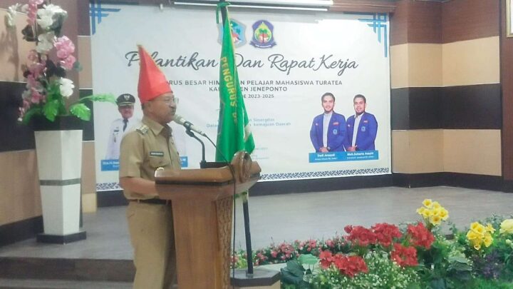 Lantik Pengurus PB HPMT Periode 2023-2025, Bupati Jeneponto Iksan Iskandar Tegaskan Sinergitas Pemkab Jeneponto