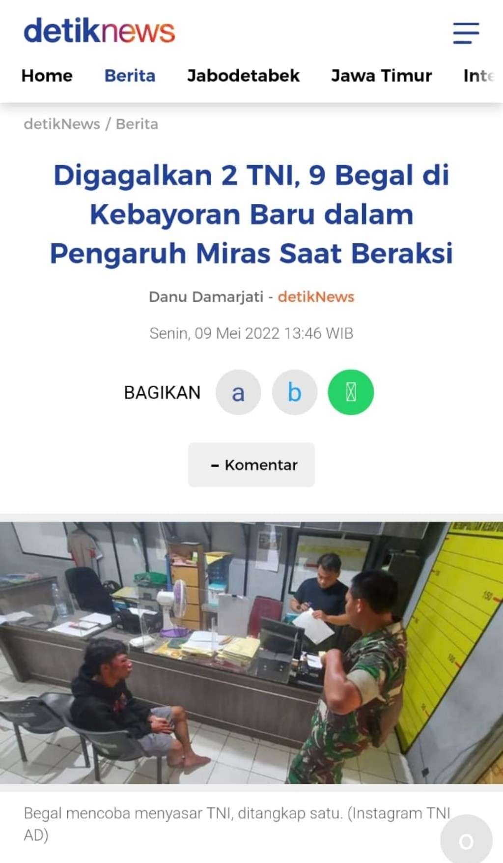 CEK FAKTA: Foto Pemotor di Makassar Potong Jalur Mobil Jokowi Ditangkap