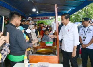 Presiden Jokowi Sebut Sulsel Daerah Lumbung Beras Nasional