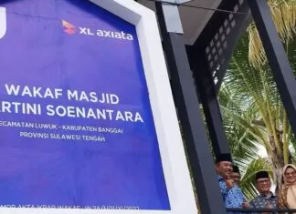 Jelang Ramadan, XL Axiata Resmikan Masjid Wakaf Karyawan dan Manajemen di Kabupaten Banggai