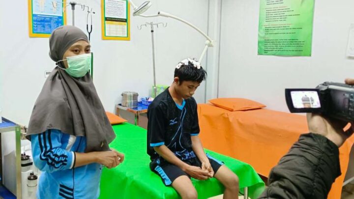 Kubah Masjid ITTifaqul Jamaah Makassar Runtuh, Belasan Orang Mengalami Luka-luka kubah masjid