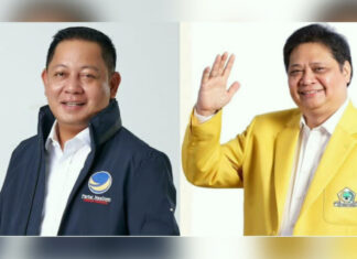 Ketum Golkar Airlangga Hartarto Sampaikan Ucapan-Doa di Ulang Tahun Emas ke-50 Rusdi Masse