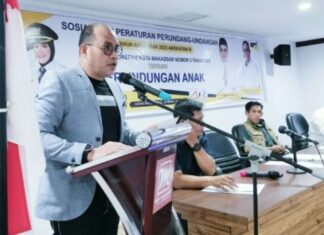Gelar Sosialisasi Perda, Legislator DPRD Makassar Irwan Djafar Ajak Masyarakat Jaga Anak Sejak Dini