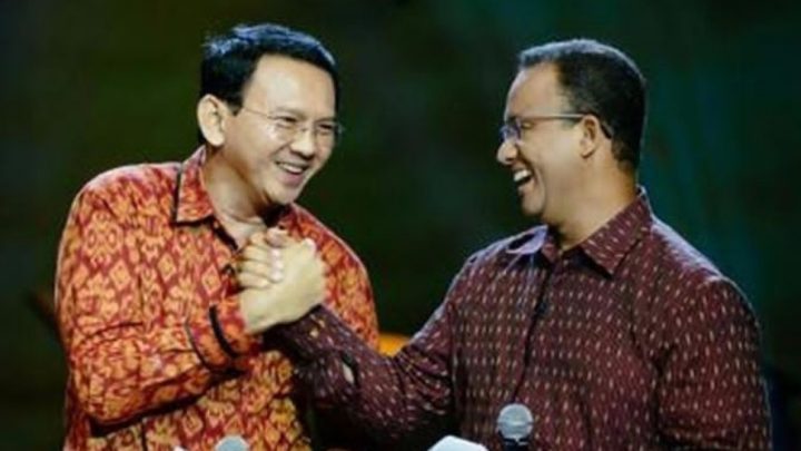Ahok dan Anies Baswedan/Mata Najwa ahok anies