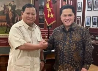 Erick Thohir Bertemu dengan Prabowo Subianto, Ini yang Dibahas