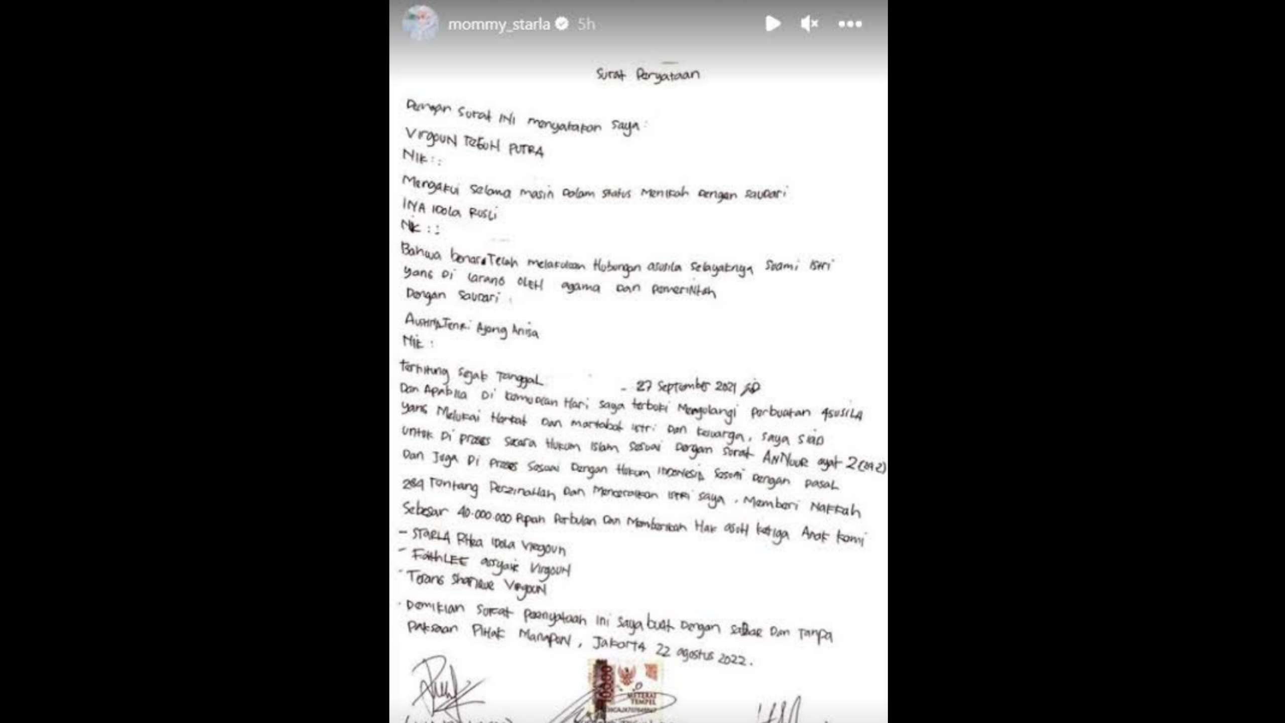 Kedapatan Selingkuh hingga Minta Izin Poligami, Istri Virgoun Akui Sudah Capek