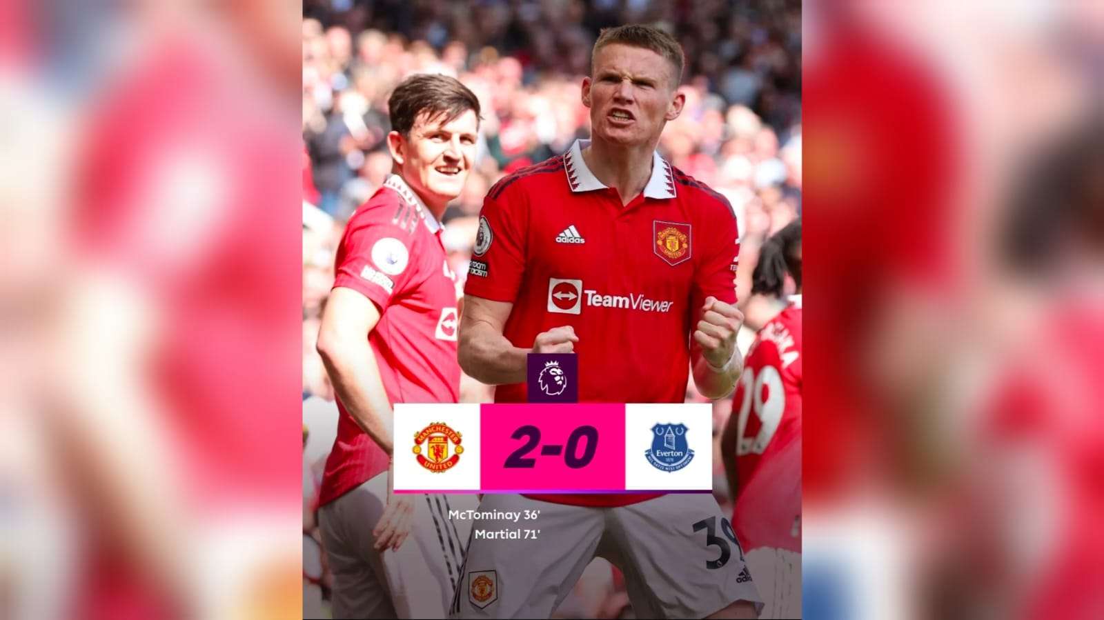 Hasil Liga Inggris: Manchester United Sukses Bungkam Everton 2-0