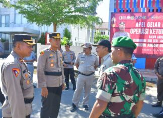 Apel Gelar Pasukan Operasi Ketupat 2023 di Palopo, Kapolres: Kita Buka 4 Pos Mudik