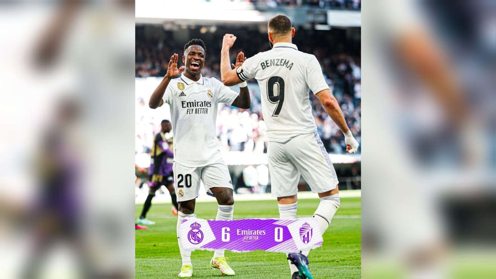 Hasil Liga Spanyol: Karim Benzema Cetak Hattrick, Real Madrid Menang Telak 6-0 Atas Valladolid